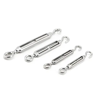 ما هو شكل الخطاف الموجود في مجموعة مسامير التثبيت ذات الخطاف المكونة من 4 قطع؟